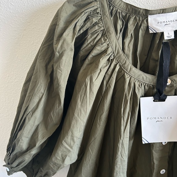 Tuckernuck Pomander Place Cassia Dress Olive Green - Picture 4 of 7